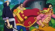 Roger, Rayleigh, and Scopper Gaban (Image Credit: Toei Animation)